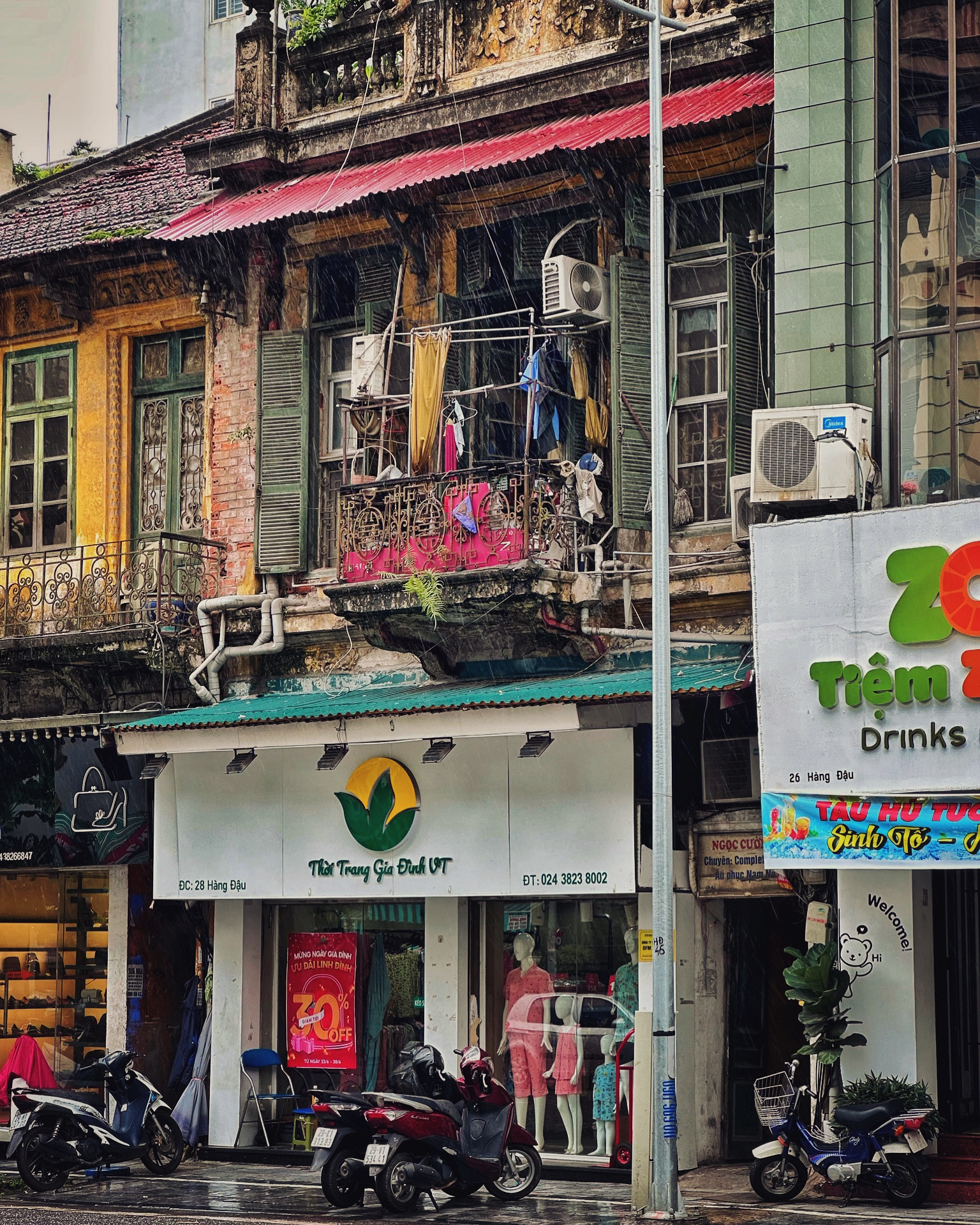 Barrio de Old Quarter. Hanoi, Vietnam.